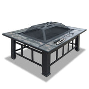 Grillz Fire Pit BBQ Grill Ice Bucket 3-In-1 Table FPIT-BBQ-3IN1-9444-ICE