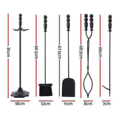 Grillz Fire Pit Tool Set 5 PCS FPIT-CLEAN-KIT