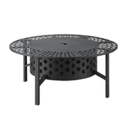 Grillz Fire Pit BBQ Charcoal Smoker Portable Mesh Pits Outdoor Camping Fireplace FPIT-YH-BBQ-3IN1-DESK