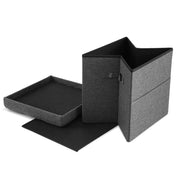 Artiss Storage Ottoman Rest Foot Stool Foldable FS-B-ST04-L40-GY