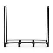 Gardeon Firewood Rack 120cm Wood Rack 3 Sizes Firewood Storage with Tools Black FSR-A-H120