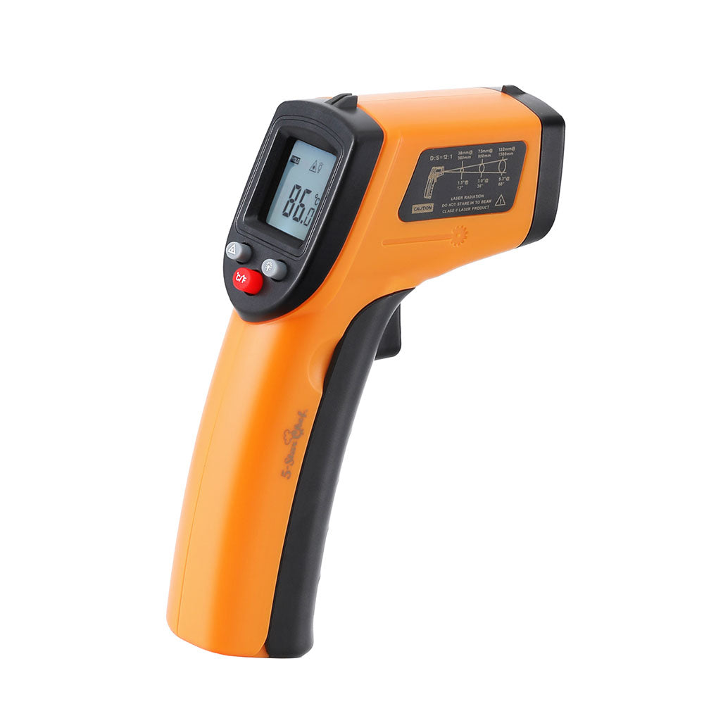 5-star Chef Laser Infrared Thermometer Food Digital Temperature Gun Smoker Pizza BBQ FT-32-OG
