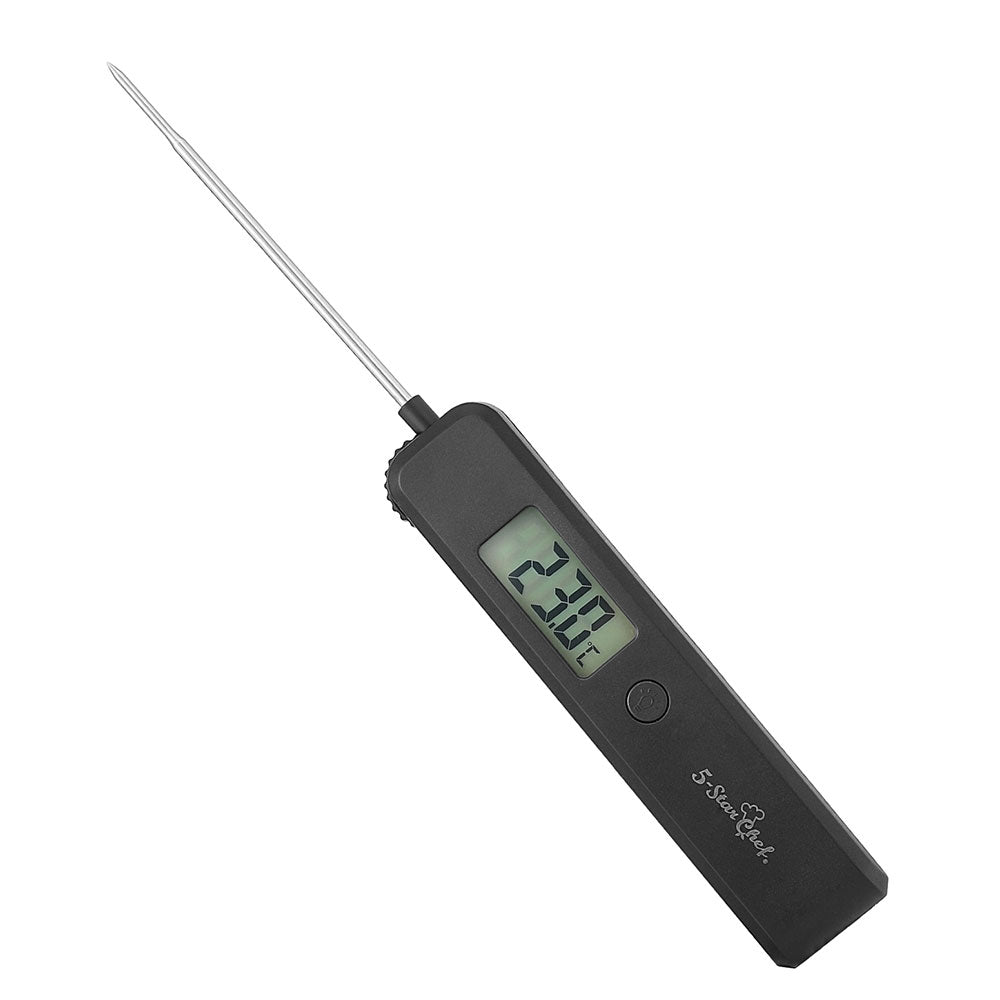 5-star Chef Food Thermometer BBQ Meat Instant Read Cooking Fast Smoker Jam Pizza FT-35-BK