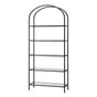 Artiss 5 Tiers Bookshelf Industrial Etagere Bookcase Display Shelf Black FUR-AB-DS-5T-BK