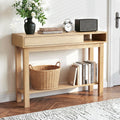 Artiss Console Table Entryway Hallway Sofa Side Table Drawer Shelf 100CM Wood FUR-AC-CST-02-WD