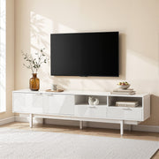 Artiss TV Unit Entertainment Unit Storage Cabinet Drawer 200cm White FUR-AG-TV01-WH-AB