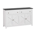 Artiss Buffet Sideboard Storage Cabinet Kitchen Cupboard 2 Drawers 140CM Black