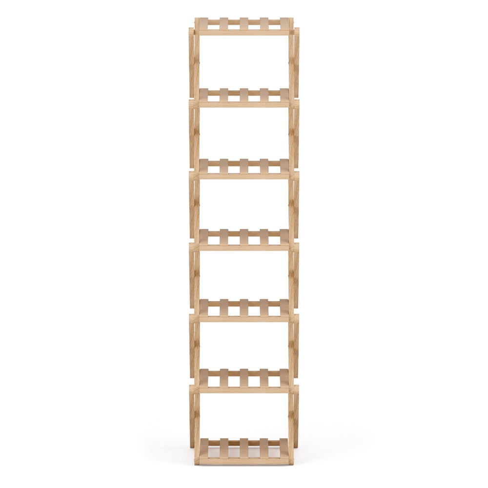 Artiss 7 Tier Bamboo Foldable Shoe Rack Organizer Entryway FUR-S-BAM01-NT