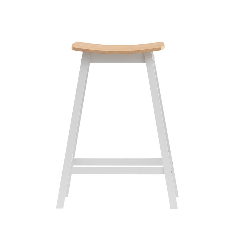Artiss 2x Bar Stools Wooden Chairs Oak FUR-S-BAR-CHR-01-WDX2