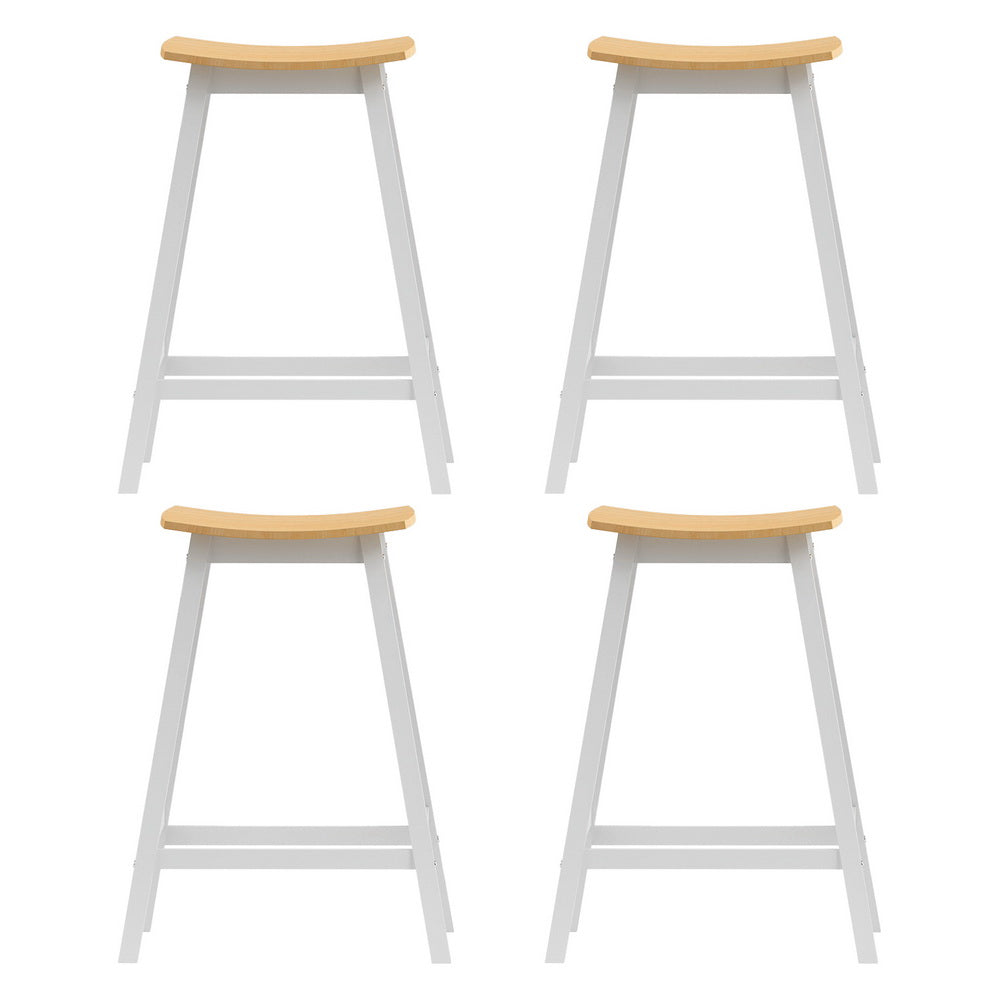 Artiss 4x Bar Stools Wooden Chairs Oak FUR-S-BAR-CHR-01-WDX4