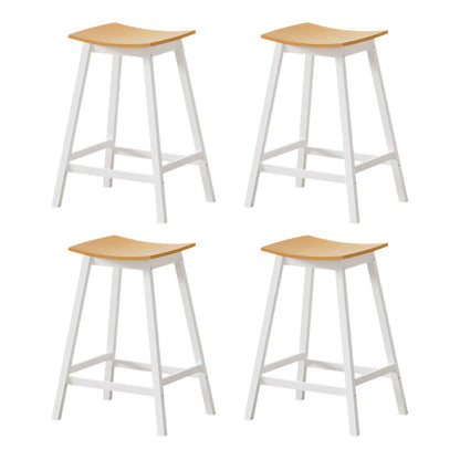 Artiss 4x Bar Stools Wooden Chairs Oak FUR-S-BAR-CHR-01-WDX4