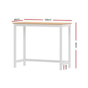 Artiss Ari Bar Table 108CM Rectangular FUR-S-BAR-TAB-01-WD