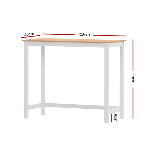 Artiss Ari Bar Table 108CM Rectangular FUR-S-BAR-TAB-01-WD