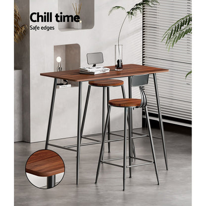 Artiss Halle Bar Table 120CM Rectangular FUR-S-BAR-TAB-02-WD