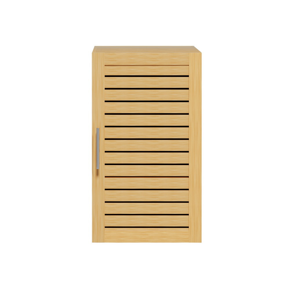 Artiss Bathroom Storage Cabinet 70cm Medicine 2 Tier Shelf Wall Mounted JILL FUR-S-BATH-LVD02-OAK