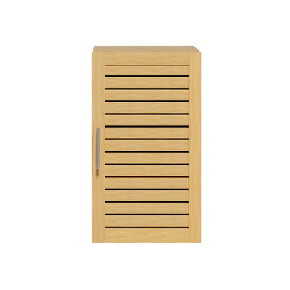 Artiss Bathroom Storage Cabinet 70cm Medicine 2 Tier Shelf Wall Mounted JILL FUR-S-BATH-LVD02-OAK