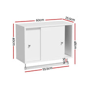 Artiss Bathroom Storage Cabinet Wall Mounted Cupboard Vanity Medicine Organiser FUR-S-BATH-ROD01-WH