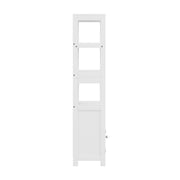 Artiss Bathroom Floor Storage Cabinet with 2 Drawers 3 Open Shelves 2 Doors White FUR-S-BATH-SHF01-WH