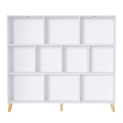 Artiss Bookshelf 3 Tiers 10 Cubes - CORA White FUR-S-BSHELF-02-WH