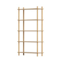 Artiss Bookshelf 5 Tiers Bookcase Display Shelves Wooden Storage Stand Rack Pine FUR-S-BSHELF-03-WD
