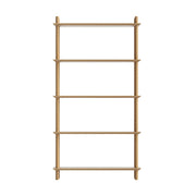 Artiss Bookshelf 5 Tiers Bookcase Display Shelves Wooden Storage Stand Rack Pine FUR-S-BSHELF-03-WD