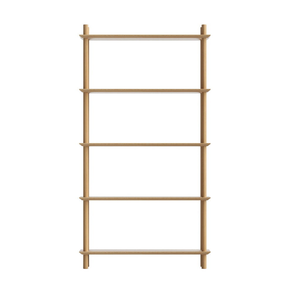 Artiss Bookshelf 5 Tiers Bookcase Display Shelves Wooden Storage Stand Rack Pine FUR-S-BSHELF-03-WD