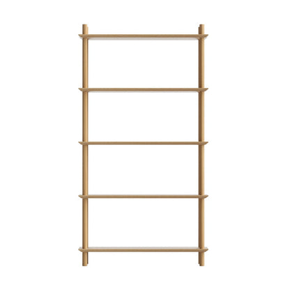 Artiss Bookshelf 5 Tiers Bookcase Display Shelves Wooden Storage Stand Rack Pine FUR-S-BSHELF-03-WD