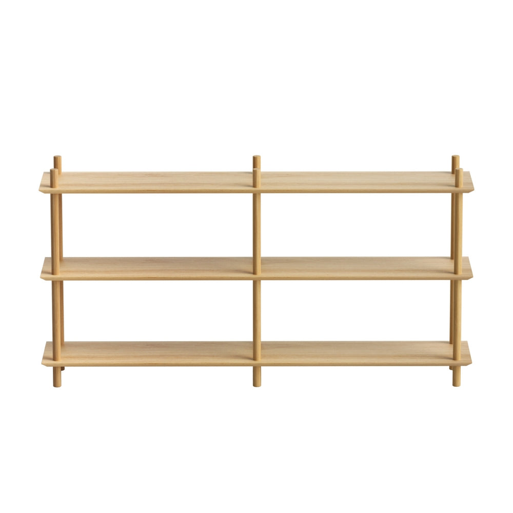 Artiss Bookshelf 3 Tiers Bookcase Display Shelves Wooden Storage Stand Rack Pine FUR-S-BSHELF-04-WD