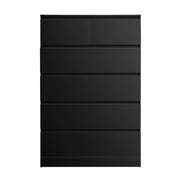 Artiss 6 Chest of Drawers Tallboy PEPE Black FUR-S-CDR-01-BK-AB