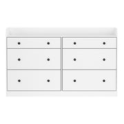 Artiss 6 Chest of Drawers - PETE White FUR-S-CDR-02-WH-AB