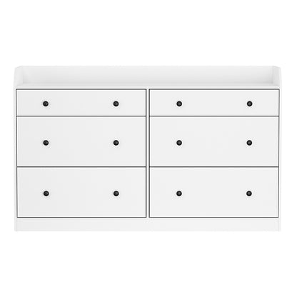 Artiss 6 Chest of Drawers - PETE White FUR-S-CDR-02-WH-AB