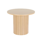 Artiss Coffee Table Round Fluted Base PIIA FUR-S-COF06-WD