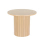 Artiss Coffee Table Round Fluted Base PIIA FUR-S-COF06-WD