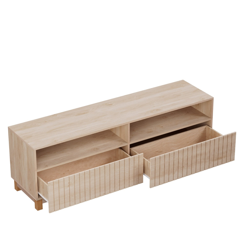 Artiss TV Cabinet Entertainment Unit Stand 150CM FUR-S-CT07-TV150-WD-AB