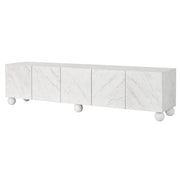 Artiss TV Unit Entertainment Unit Storage Cabinet 200cm White FUR-S-CT08-TV200-WH-ABC