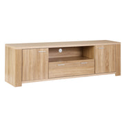 Artiss 180cm TV Unit Entertainment Unit Storage Drawer Cabinet Pine FUR-S-CT09-TV180-WD-AB