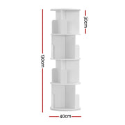 Artiss Bookshelf 4 Tiers EDIE White FUR-S-DSHELF-02-WH