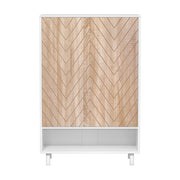 Artiss Shoe Rack Cabinet 24 Pairs 6-tier White FUR-S-SHOE-01-WHWD-AB