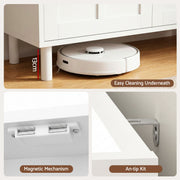 Artiss Shoe Rack Cabinet Storage Cupboard Adjustable Shelf White FUR-S-SHOE-112-WH-AB