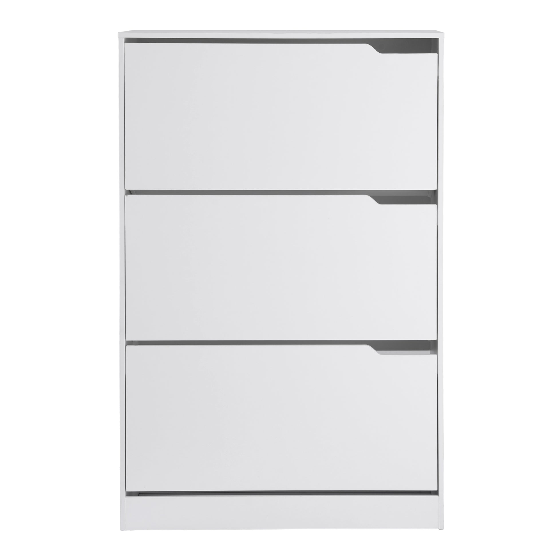 Artiss Shoe Rack Cabinet 24 Pairs Adjustable Shelf White FUR-S-SHOE-3D3-WH-AB