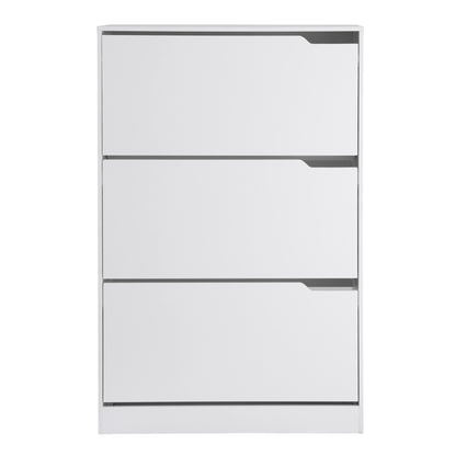 Artiss Shoe Rack Cabinet 24 Pairs Adjustable Shelf White FUR-S-SHOE-3D3-WH-AB