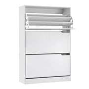 Artiss Shoe Rack Cabinet 24 Pairs Adjustable Shelf White FUR-S-SHOE-3D3-WH-AB