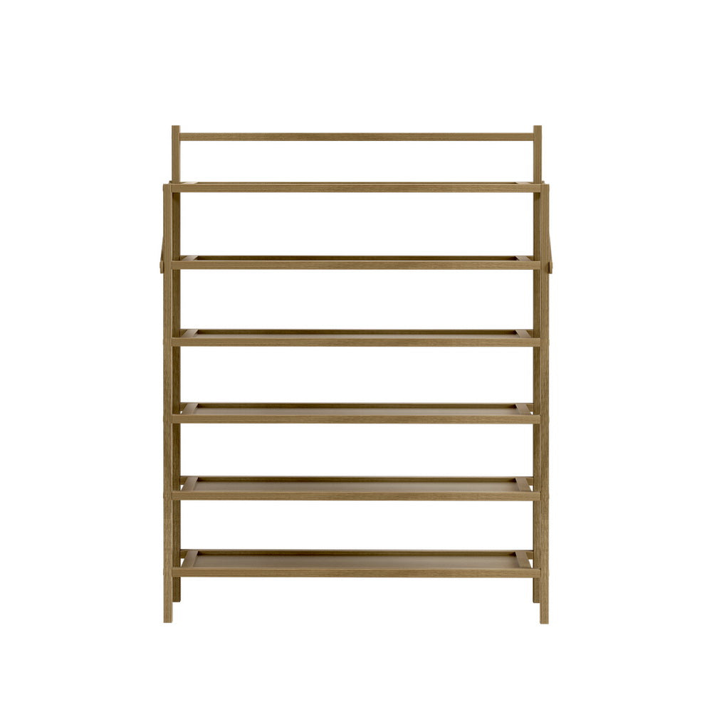 Artiss Shoe Rack 6-tier 18 Pairs Foldable FUR-S-SHOE-FOLD01-NT