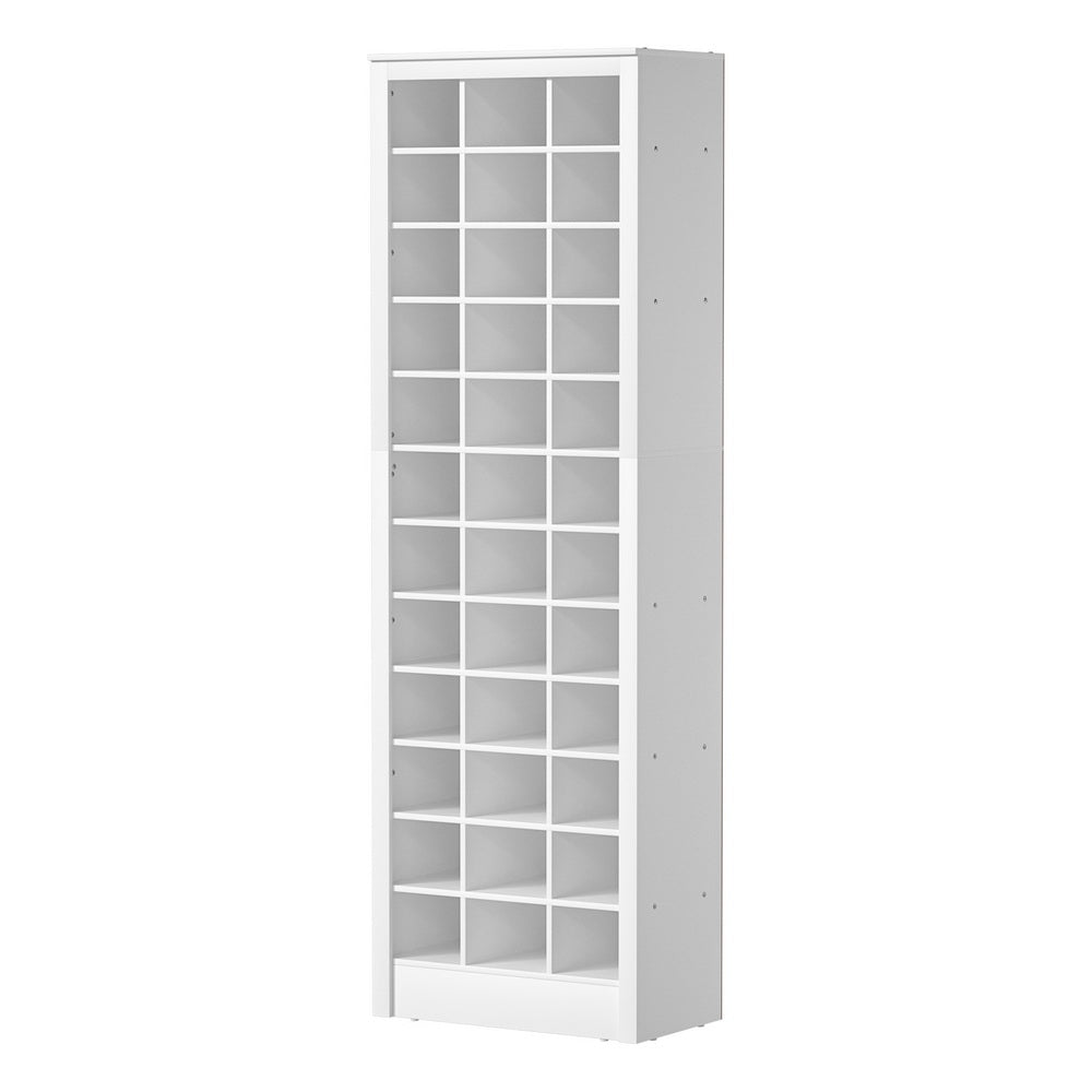 Artiss Shoe Rack 12-tier 36 Pairs Storage White FUR-S-SHOE-TALL01-WH-AB