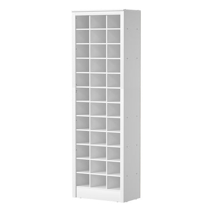 Artiss Shoe Rack 12-tier 36 Pairs Storage White FUR-S-SHOE-TALL01-WH-AB