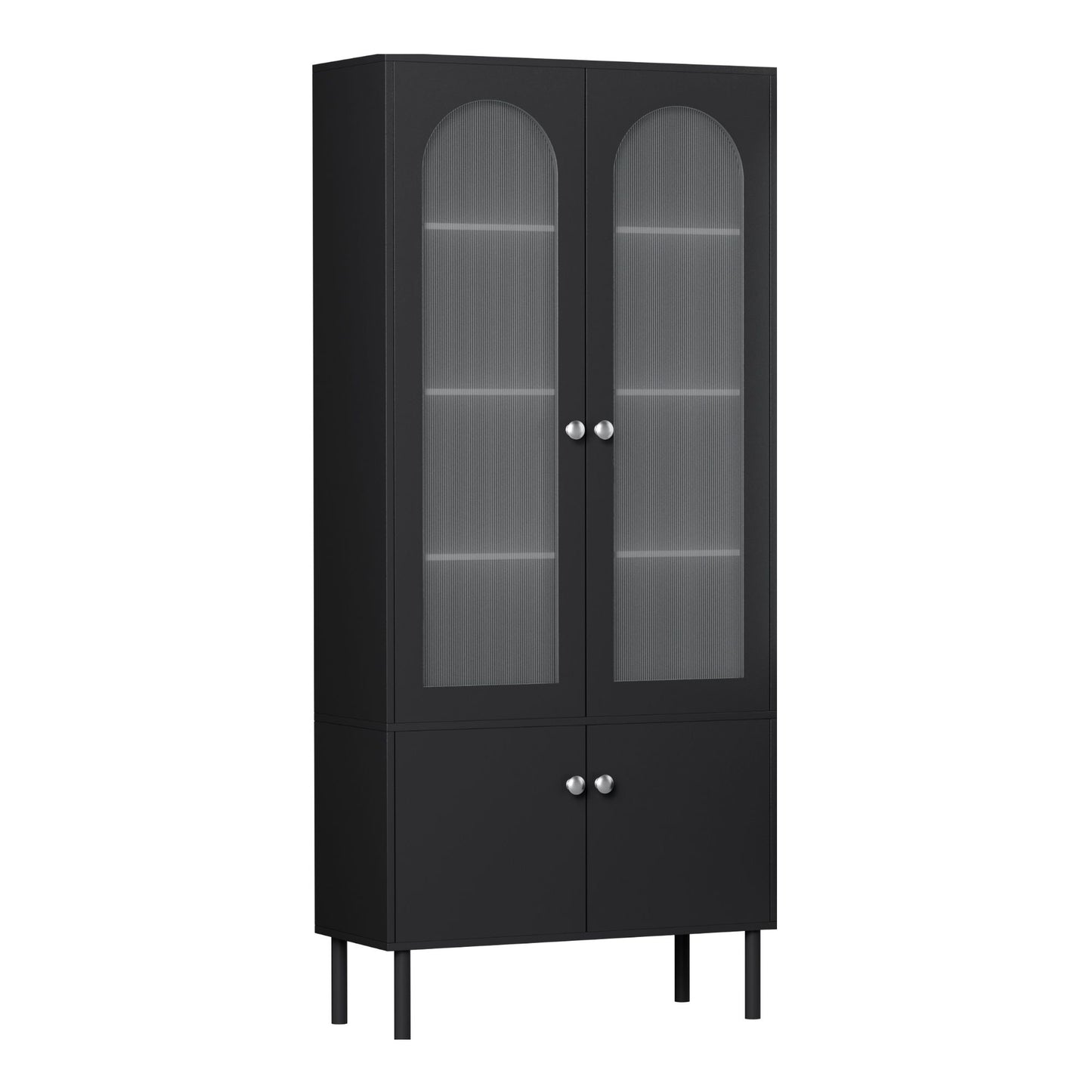 Artiss Buffet Sideboard Cupboard Cabinet Black FUR-S-SID-04-BK-AB