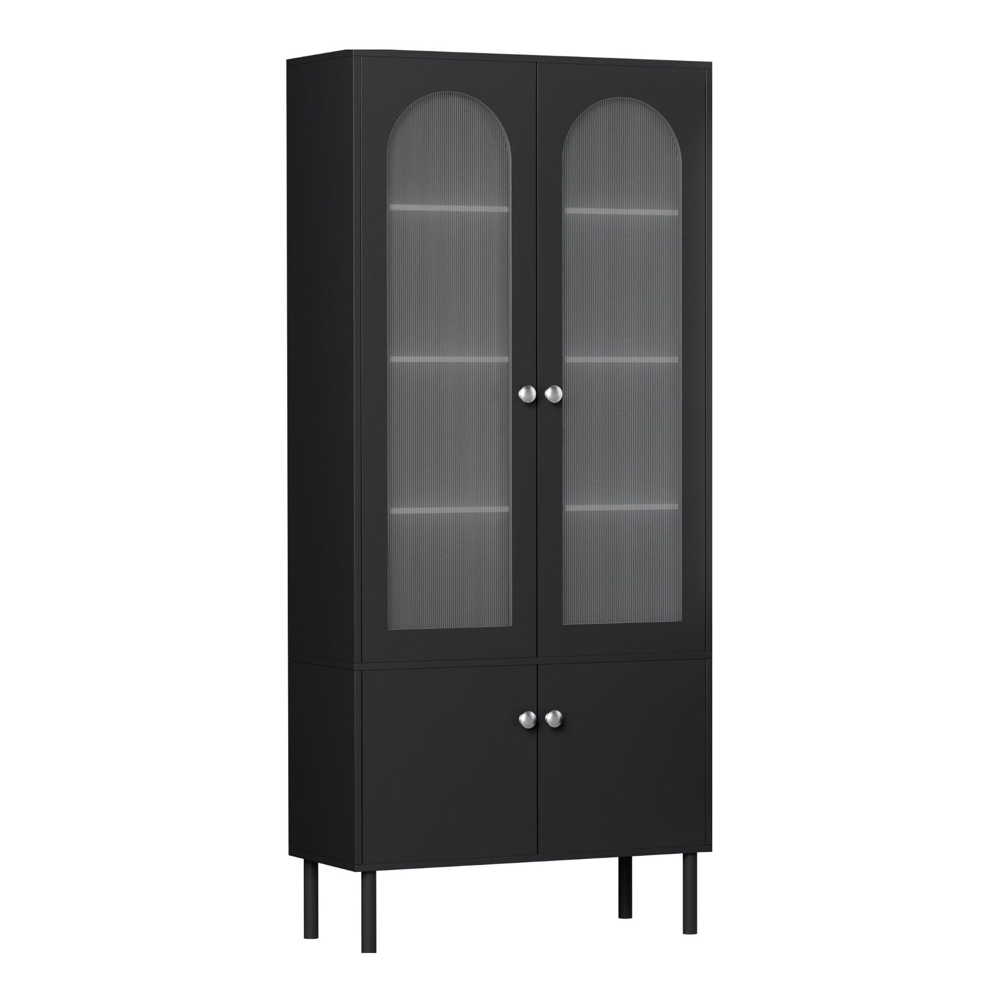 Artiss Buffet Sideboard Cupboard Cabinet Black FUR-S-SID-04-BK-AB