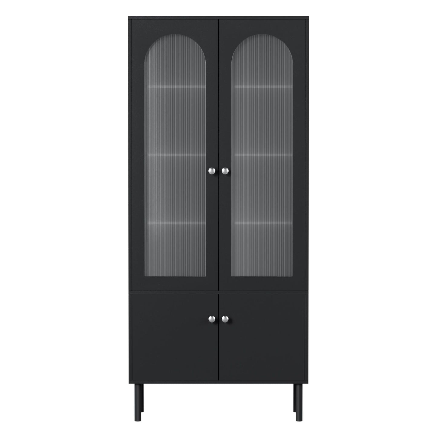 Artiss Buffet Sideboard Cupboard Cabinet Black FUR-S-SID-04-BK-AB
