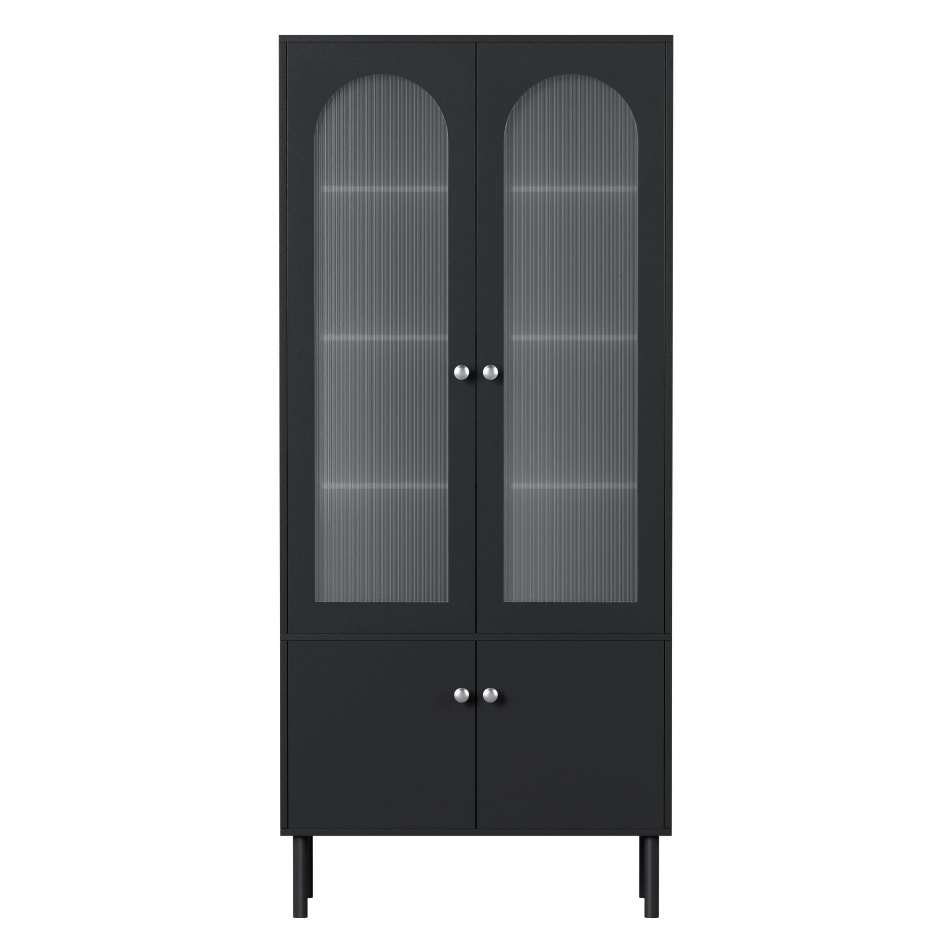 Artiss Buffet Sideboard Cupboard Cabinet Black FUR-S-SID-04-BK-AB
