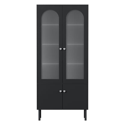 Artiss Buffet Sideboard Cupboard Cabinet Black FUR-S-SID-04-BK-AB
